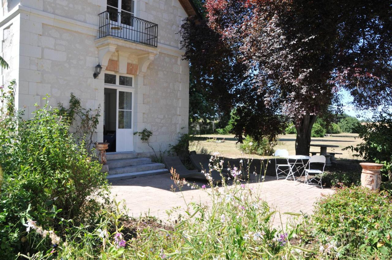 La Terrasse De L'Orangerie Du Chateau - Art Nouveau - Gite 2 Personnes Brain-sur-Allonnes Luaran gambar