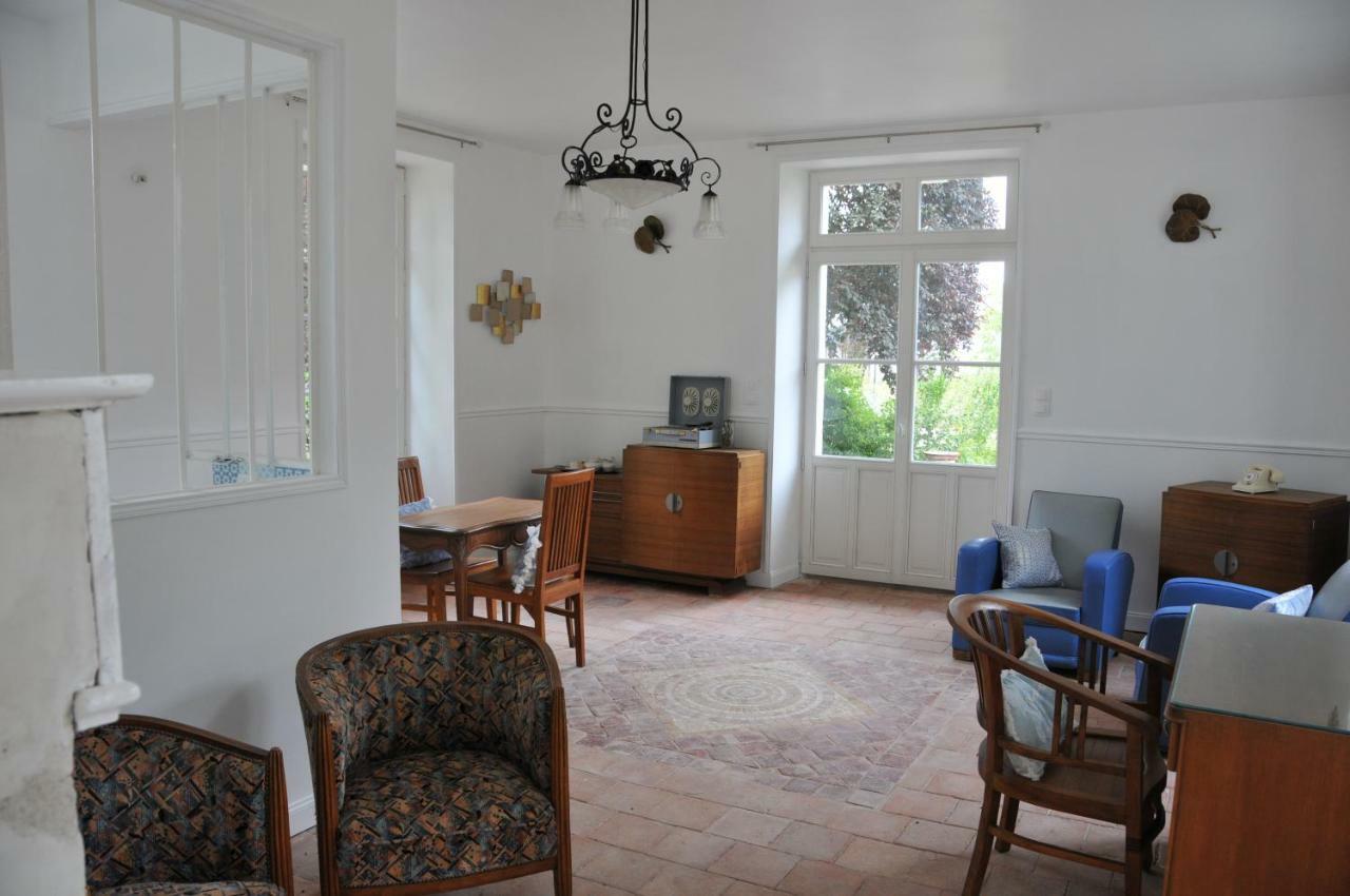 La Terrasse De L'Orangerie Du Chateau - Art Nouveau - Gite 2 Personnes Brain-sur-Allonnes Luaran gambar