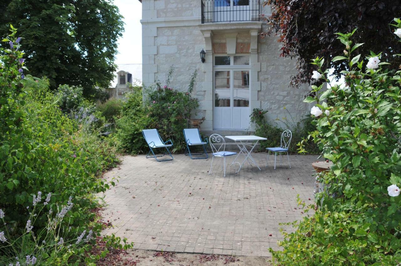 La Terrasse De L'Orangerie Du Chateau - Art Nouveau - Gite 2 Personnes Brain-sur-Allonnes Luaran gambar
